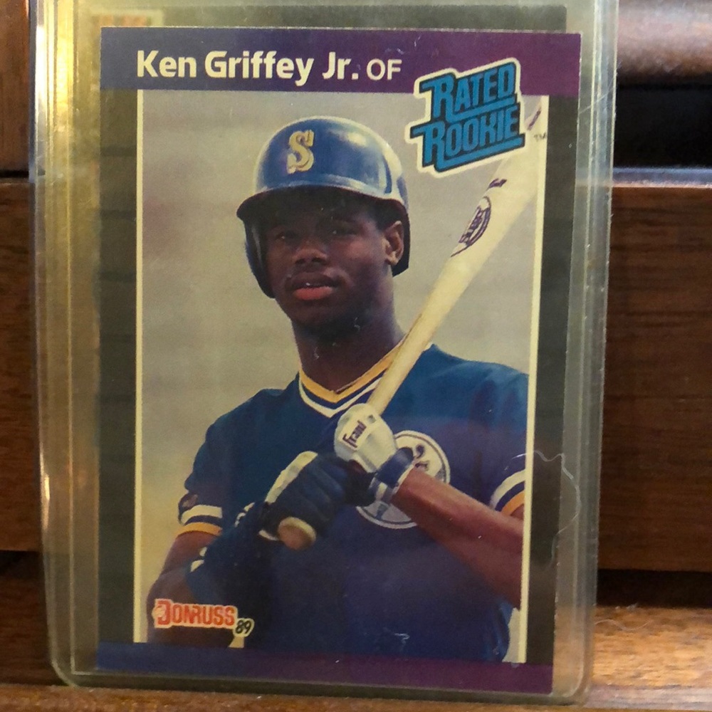 Donruss 1989 Ken Griffey Jr. “Rated Rookie” card